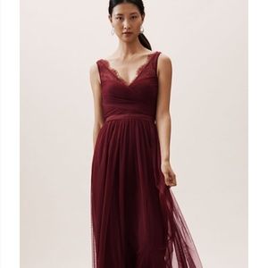 BHLDN Hithero Bridesmaid Dress (Black Cherry)